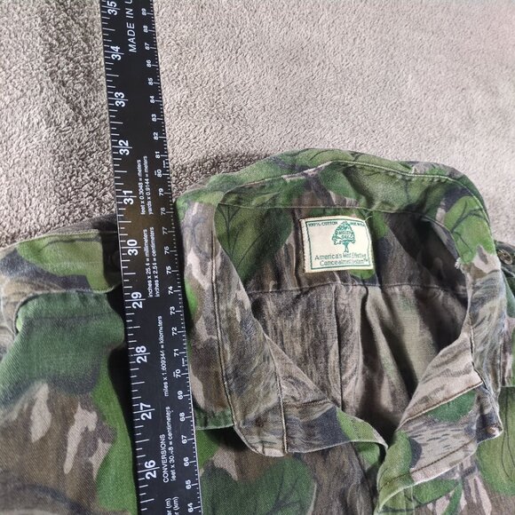 VTG Mossy Oak Mens XL Full Foliage Camo Shacket USA Made First Perfect - Picture 3 of 9